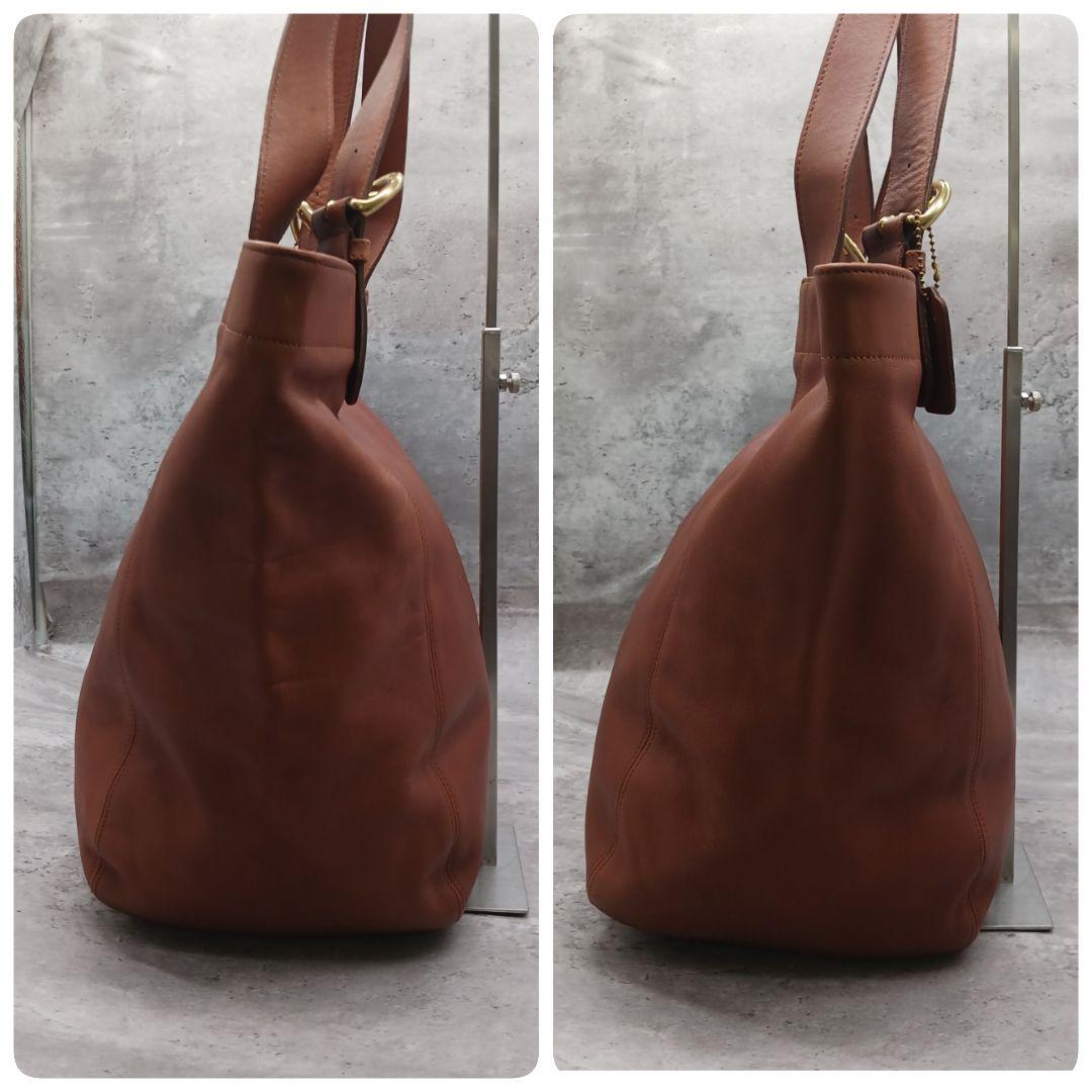 ✨大容量✨ オールドコーチ 4082 グラブタンレザートートバッグ ブラウン