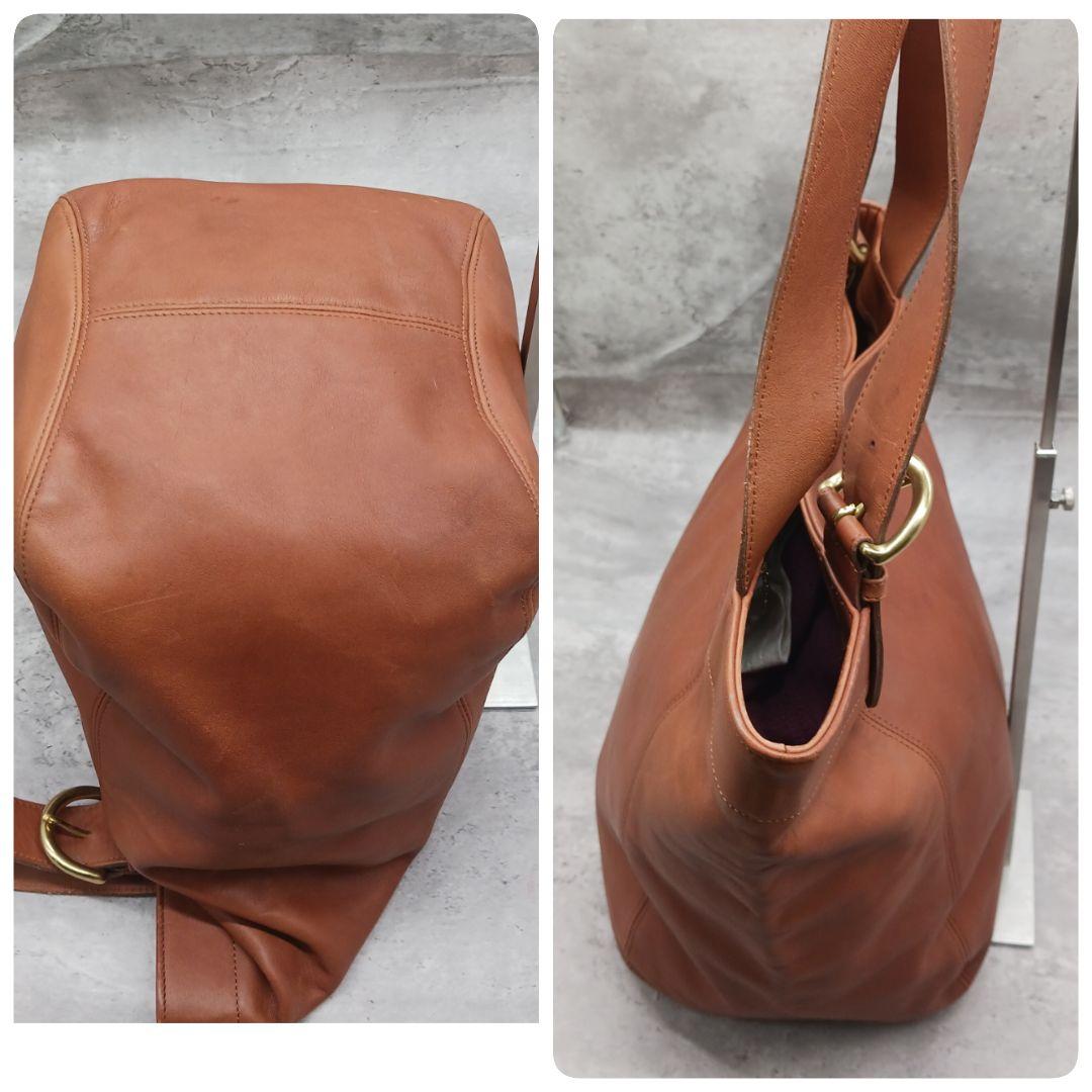 ✨大容量✨ オールドコーチ 4082 グラブタンレザートートバッグ ブラウン