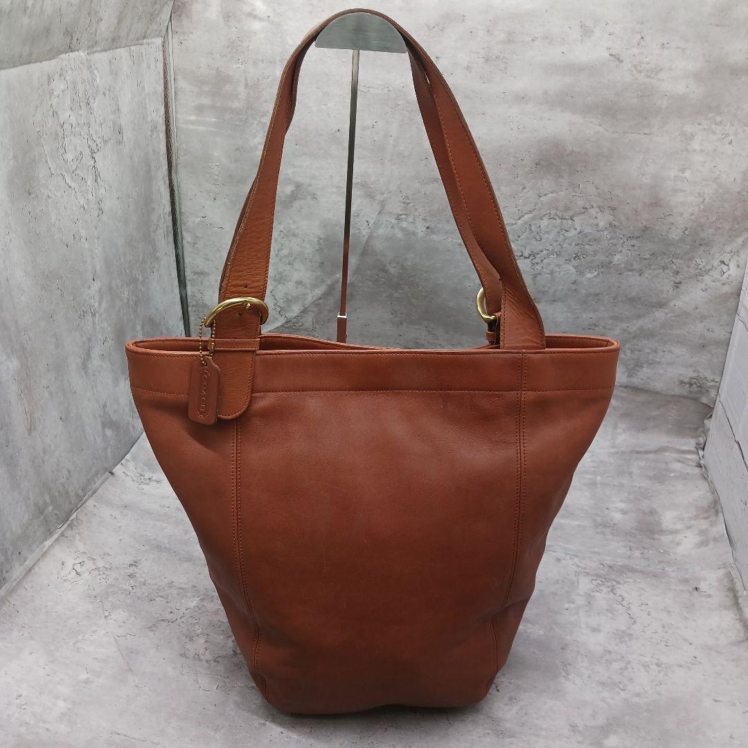 ✨大容量✨ オールドコーチ 4082 グラブタンレザートートバッグ ブラウン