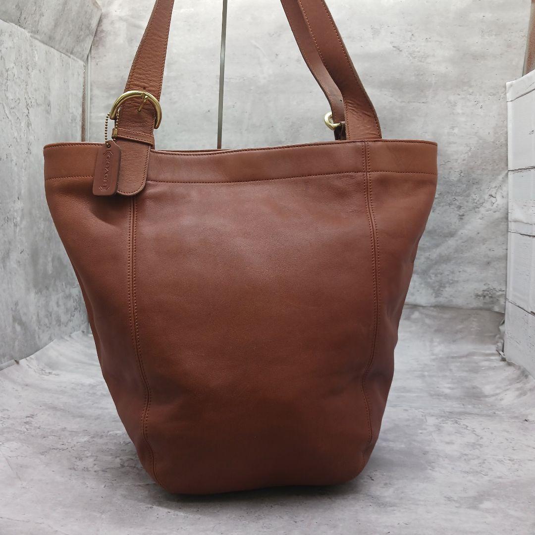 ✨大容量✨ オールドコーチ 4082 グラブタンレザートートバッグ ブラウン