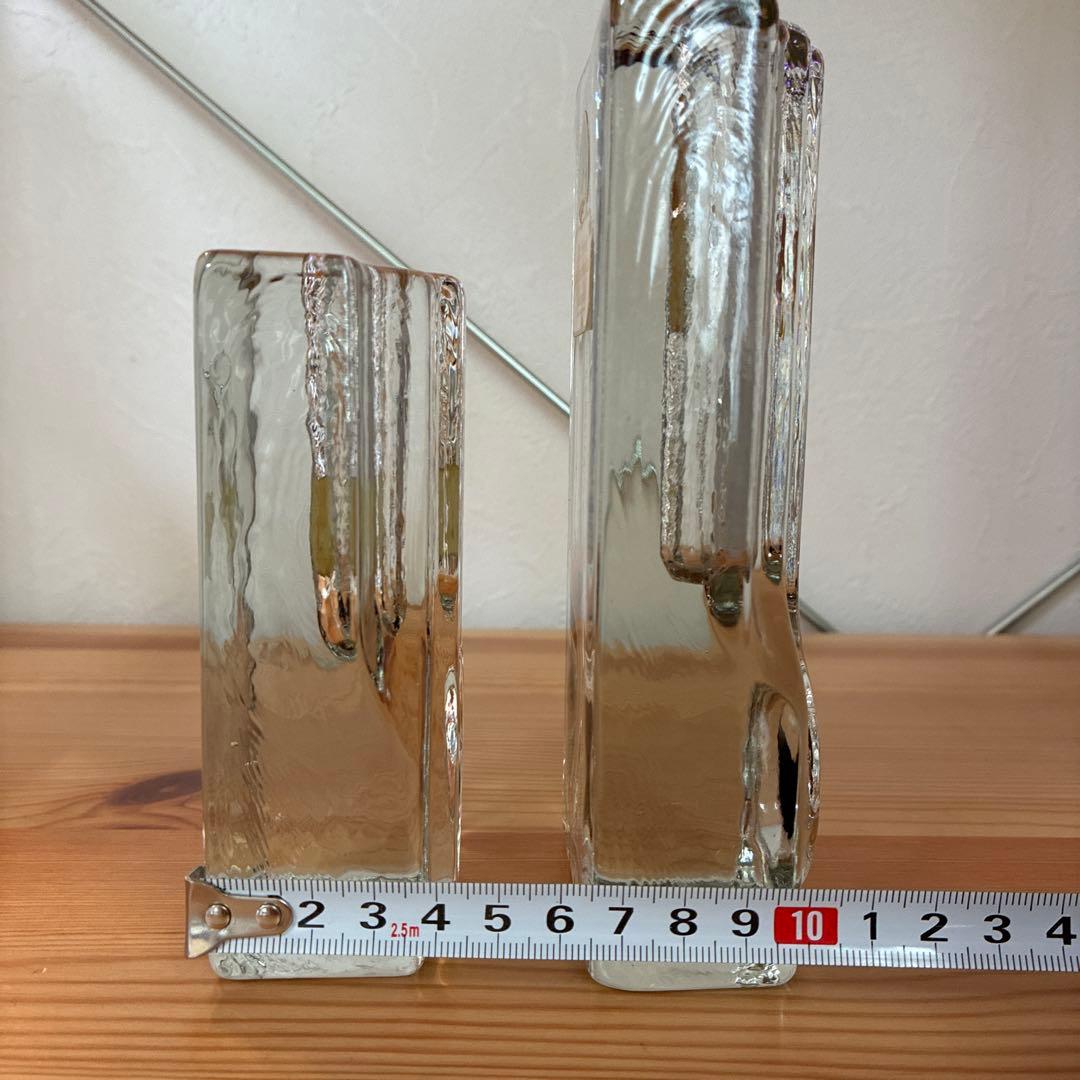 WALTHER ワルターグラス　ガラス　花瓶　フラワーベース　一輪挿し　ドイツ