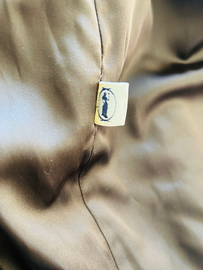 Silver Blu IEMURA 毛皮コート　リアルファー茶ハーフコート11号