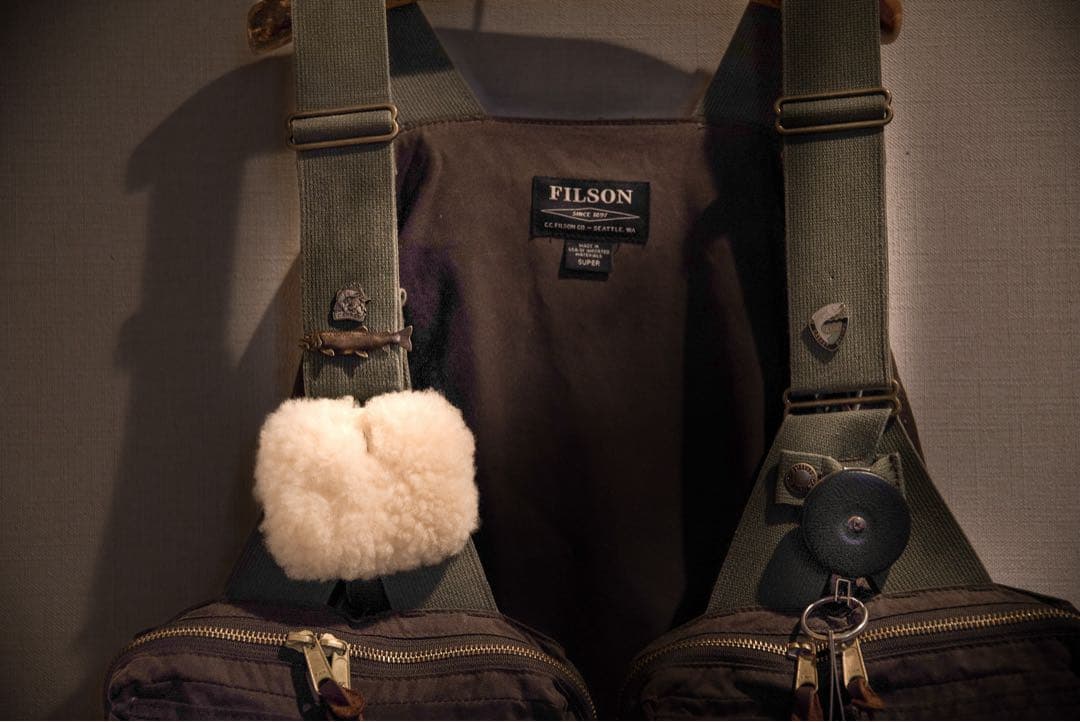 FILSON フィッシングベスト Foul Weather Fly カスケット