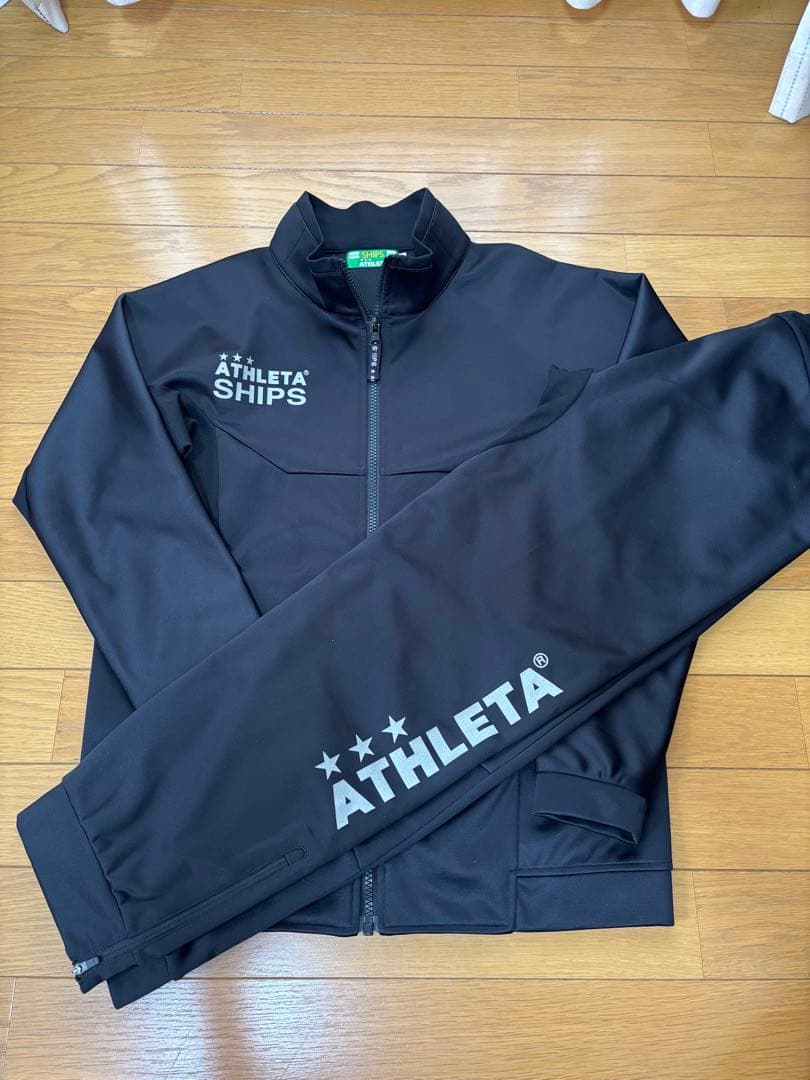 ATHLETA×SHIPSジャージ上下　M（160）　ネックフォーマー付