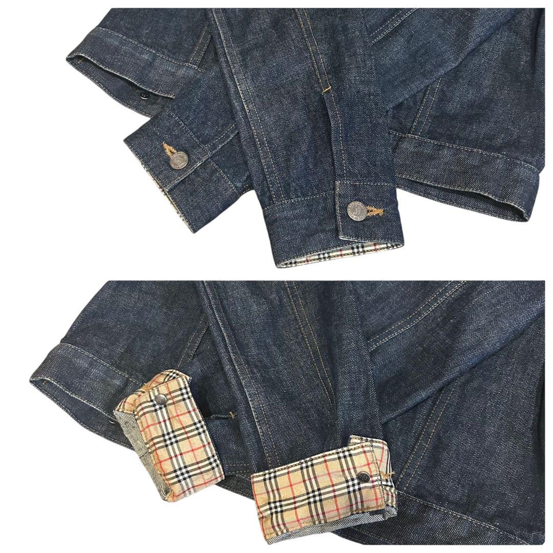 丸◎極美品‼︎ ◆Burberry◆ デニムジャケット Gジャン チェック