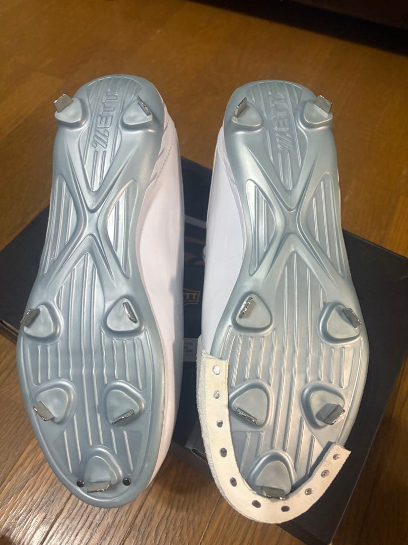 ZETT BSR2207WH28.0cm ホワイト/ホワイト ピーカバー付き