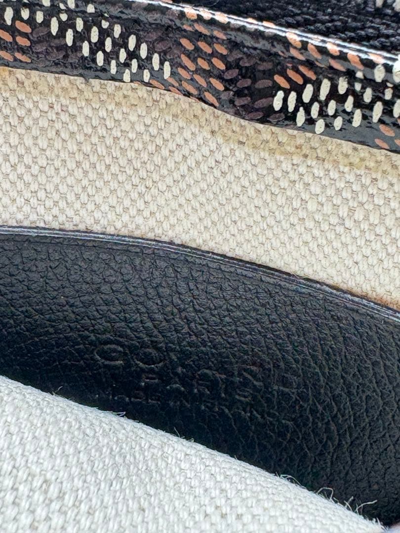 goyard プリュメ　ポーチウォレット　ブラック