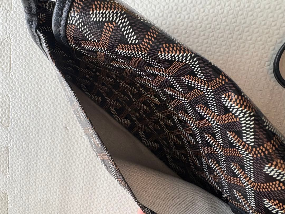 goyard プリュメ　ポーチウォレット　ブラック