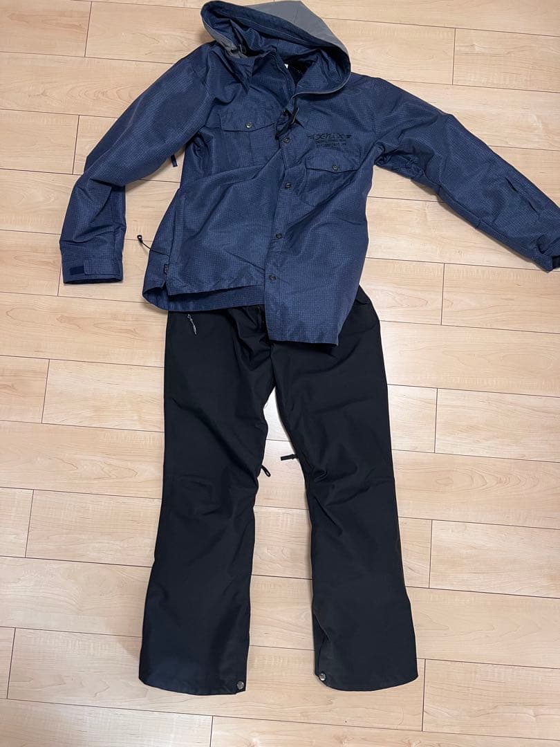 ダークブルー スノーボードウェアセット