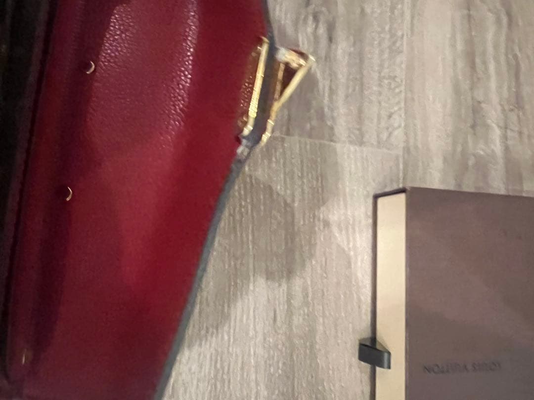 Louis Vuitton 長財布 黒/赤