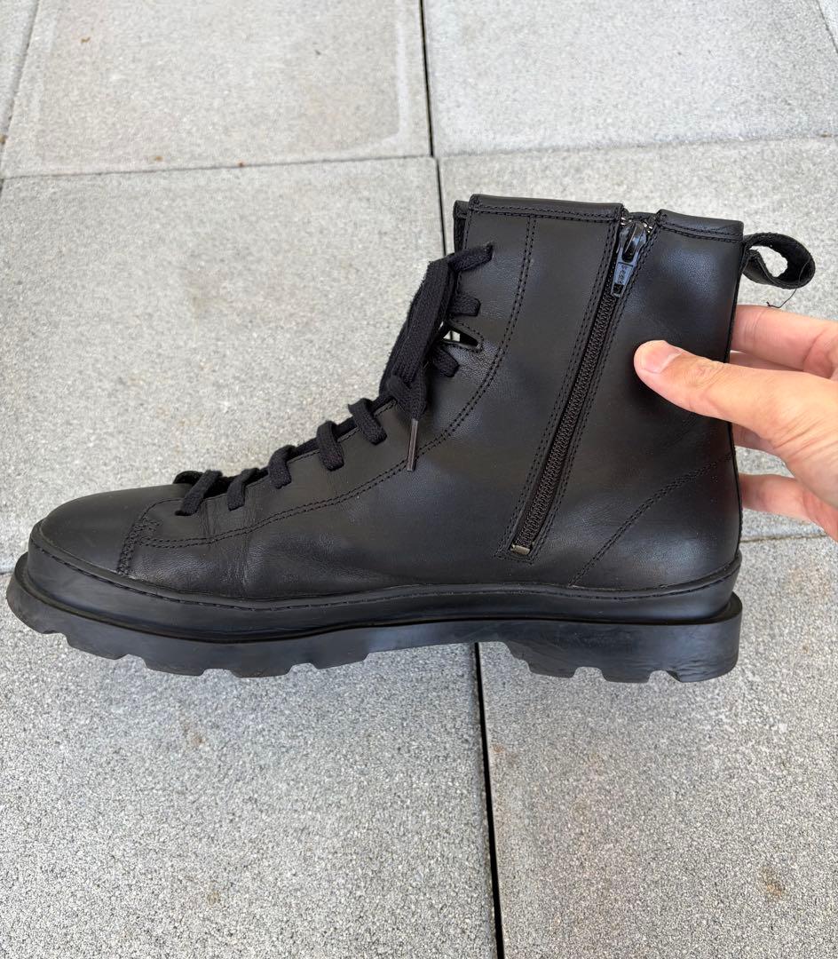 【早い者勝ち】Camper ブラックレザー ハイカットブーツ 29cm