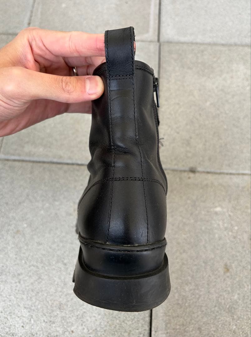 【早い者勝ち】Camper ブラックレザー ハイカットブーツ 29cm