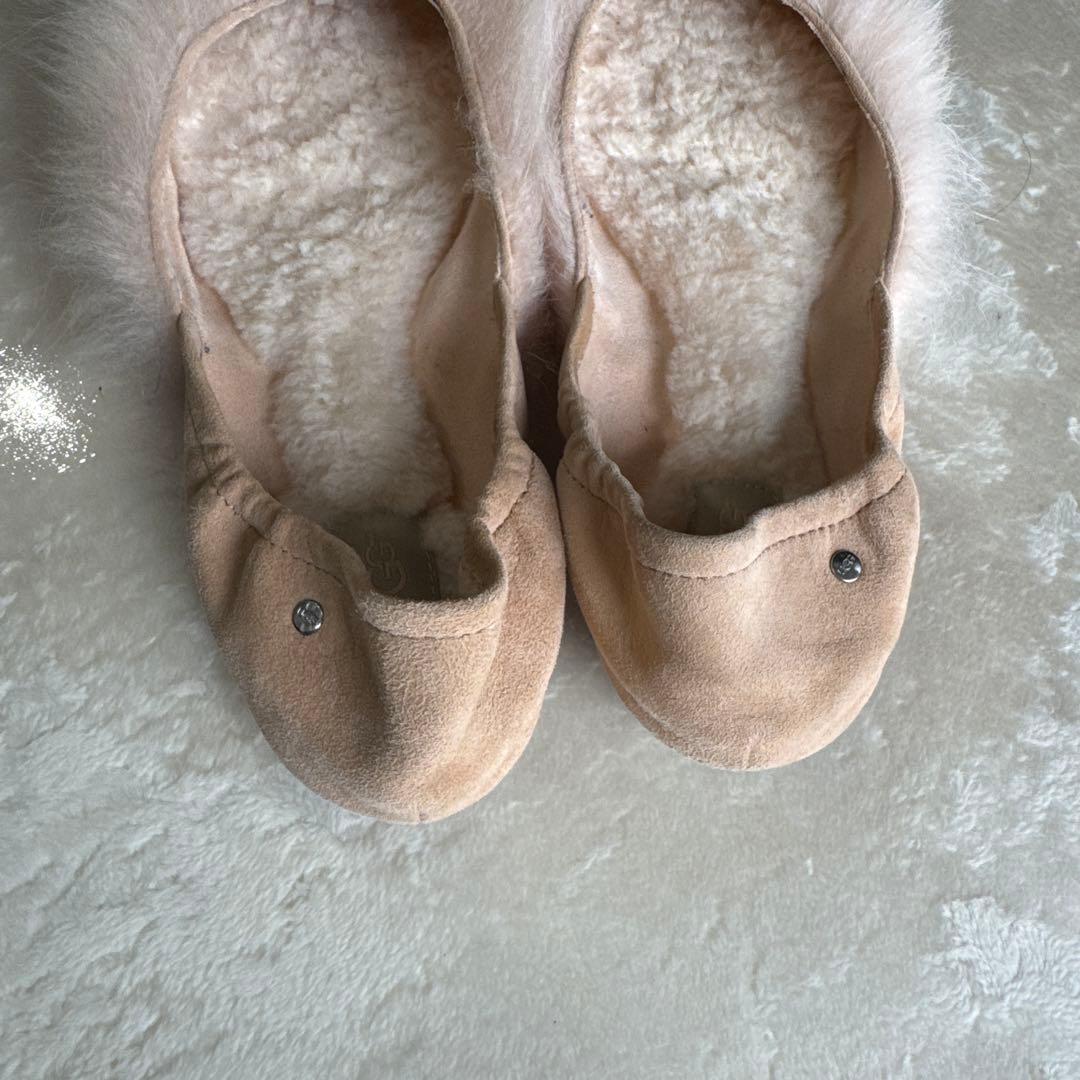 【sanpei UGG アグ】ジニー フラッフ フラットシューズファー★