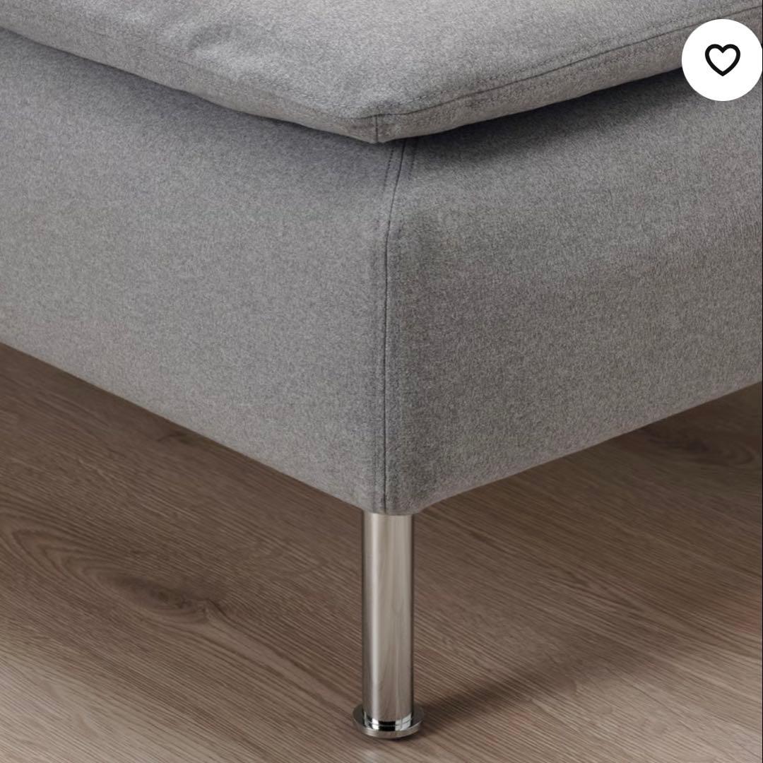 IKEAグレー ３人掛けソファ