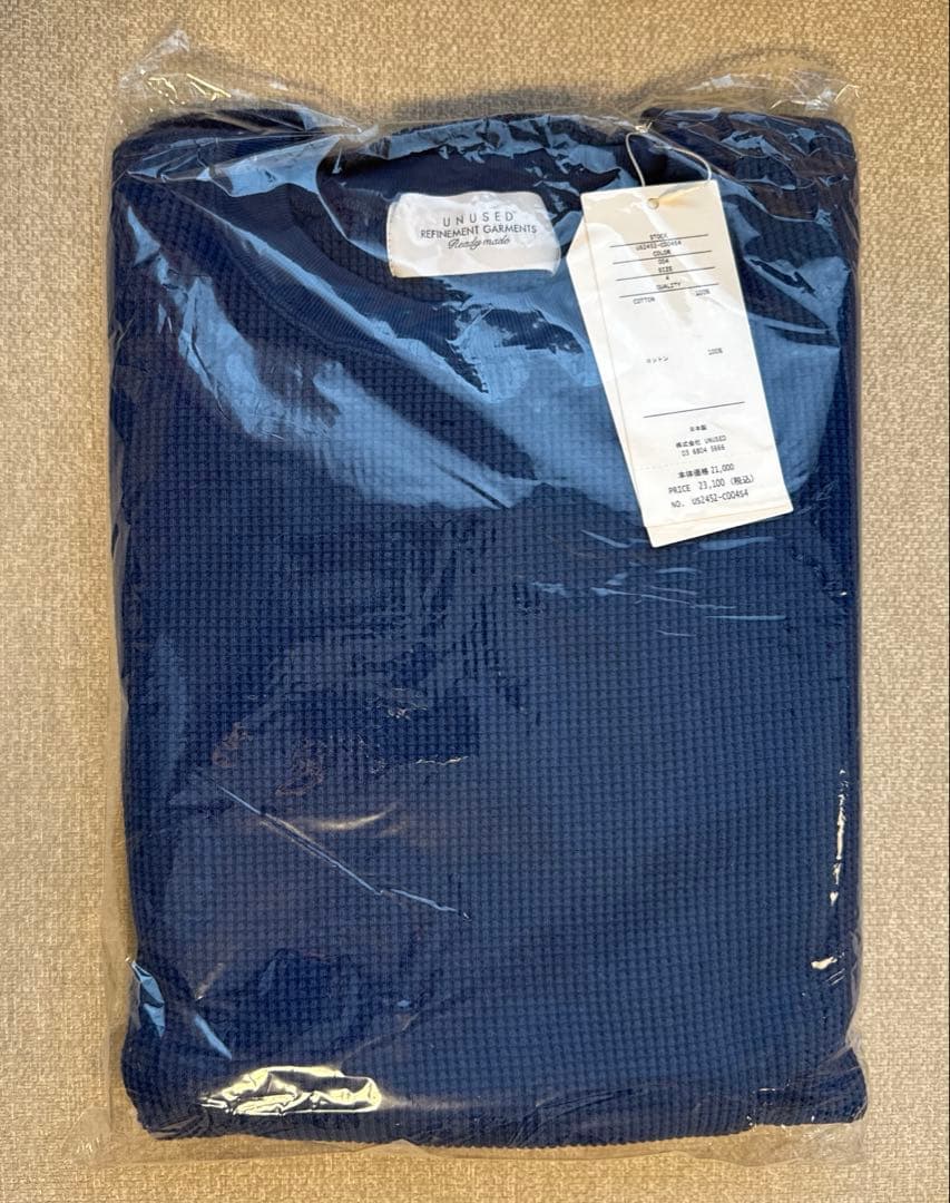 新品未使用　UNUSED アンユーズド　サーマルカットソー