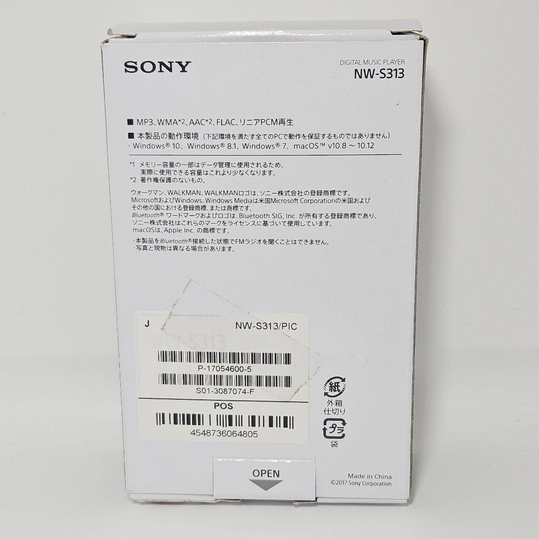 未使用に近い 極上美品 WALKMAN NW-S313 4GB ピンク 本体