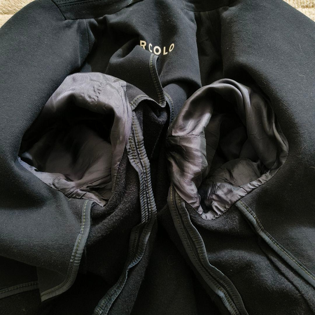 極美品 チルコロ1901 カシミヤタッチ ジャケット ネイビー 50 L 紺