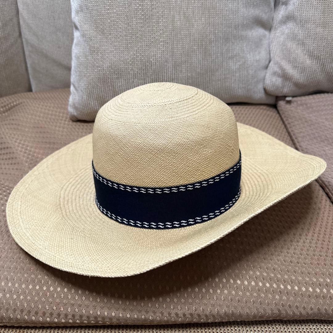maikoエルメス帽子トリニダードマリン58新品未使用タグ付正規品本物