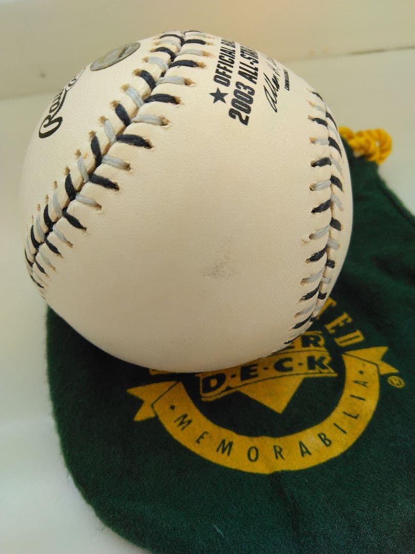 2003年オールスター☆イチロー直筆サイン入り公式球☆UPPER DECK証明書