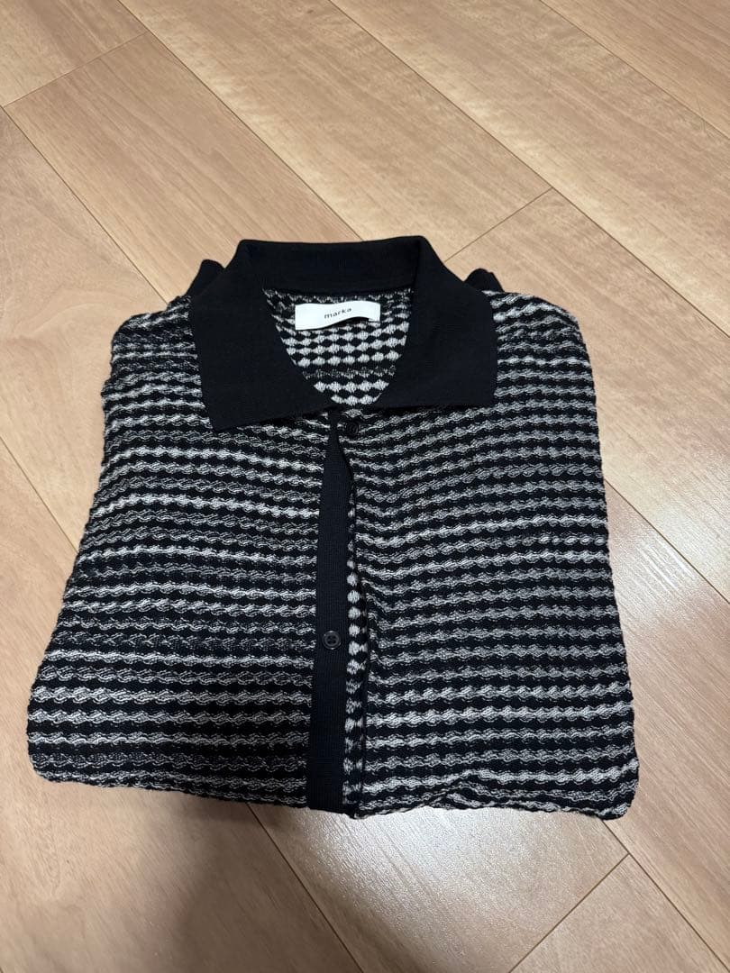 markaスキッパーニット 25ss オーガニックコットンツイストヤーン