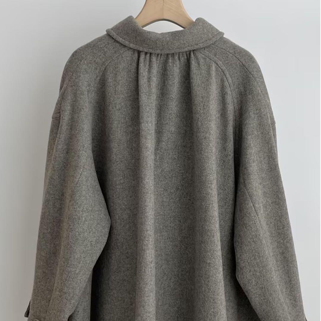 AMOMENTO アモーメント Shirring Coat シャーリング