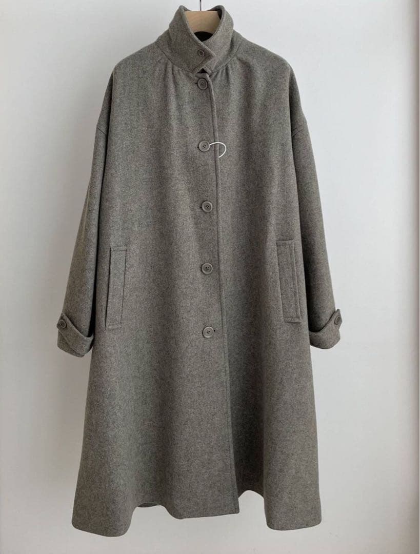 AMOMENTO アモーメント Shirring Coat シャーリング