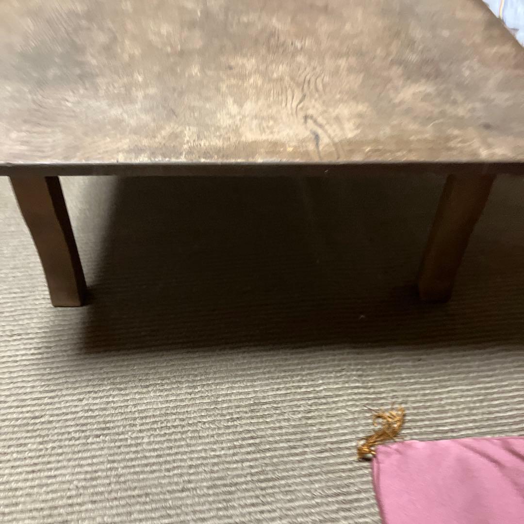 和製アンティーク　折りたたみ　座卓　ちゃぶ台　机　テーブル　木