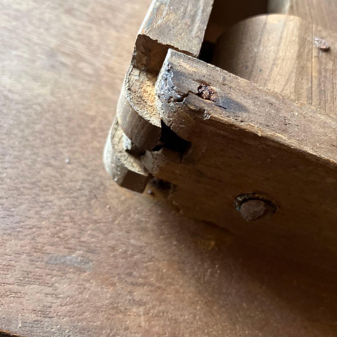 和製アンティーク　折りたたみ　座卓　ちゃぶ台　机　テーブル　木