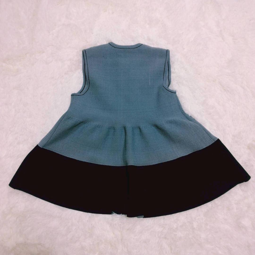 UNITED ARROWS 定価2.6万円バイカラー ティアード ベスト