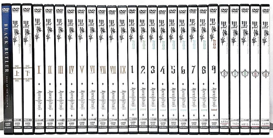 黒執事【1期+2期+3期+OVA+劇場版】DVD 全26巻 セット
