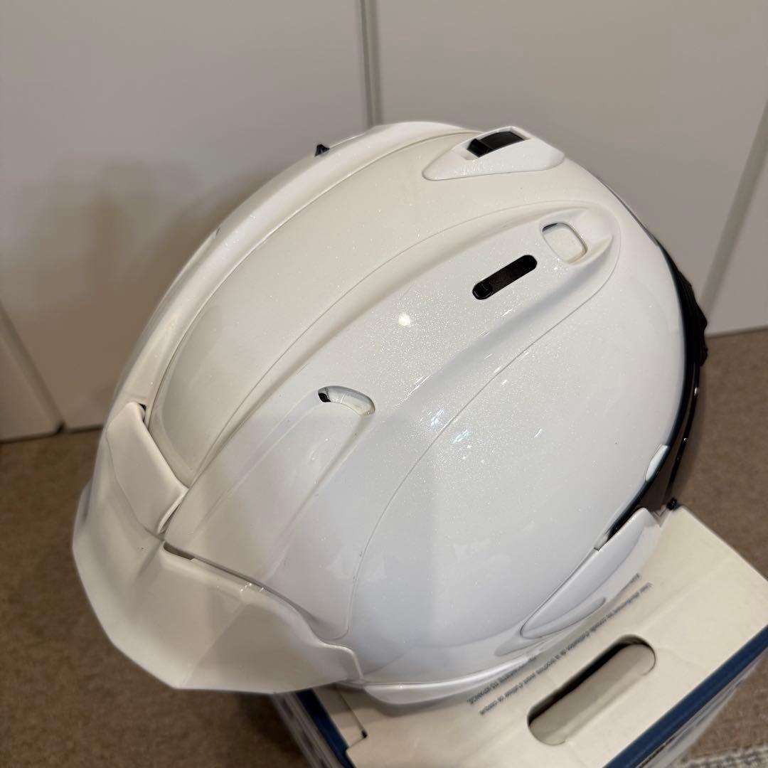 Arai RX-7X Lサイズ グラスホワイト スポイラー付