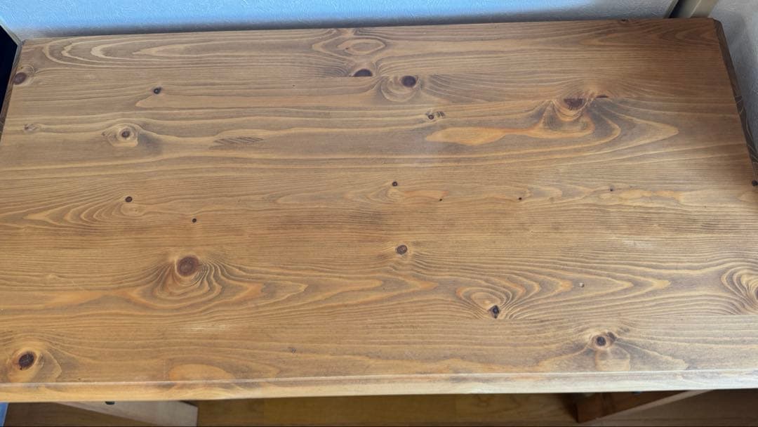 【良品】パイン材デスク w91cm d45cm h72cm