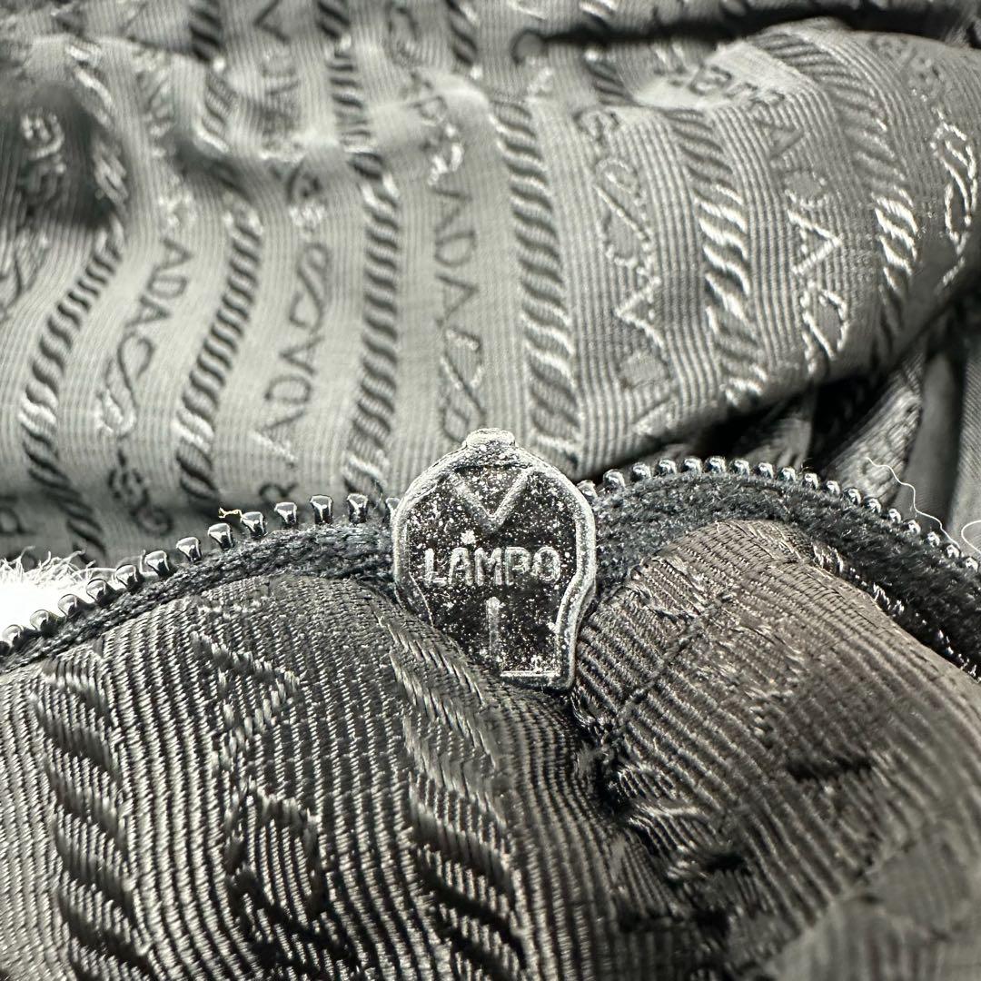 【美品】 プラダ ボストンバッグ ナイロン サフィアーノ ギャランティ付き