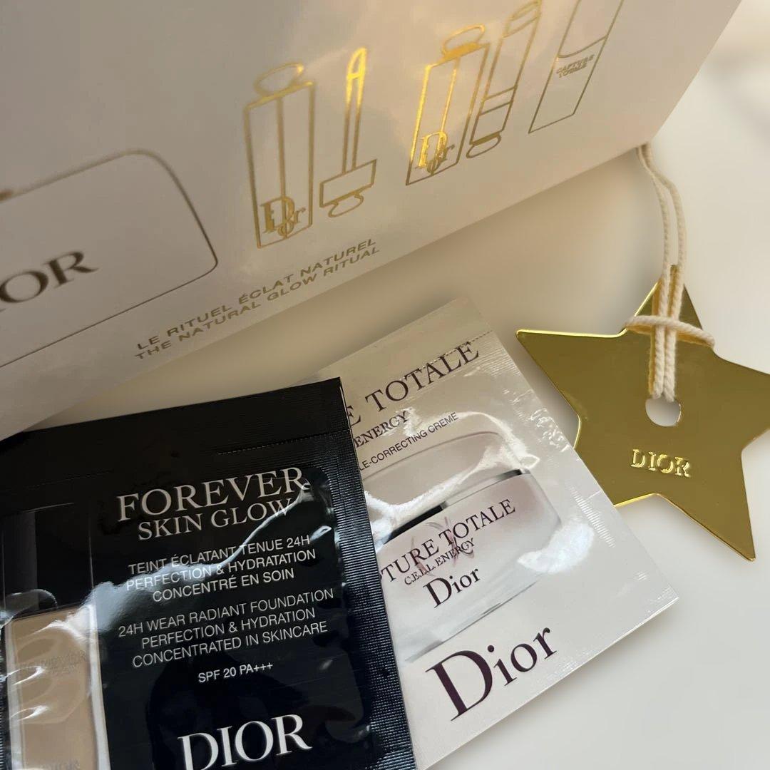 【美品】Dior 2024クリスマスコフレ　ボックス&ショーパー付き