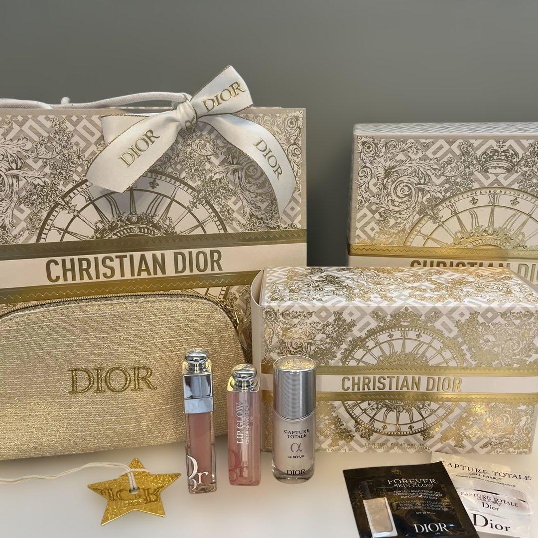 【美品】Dior 2024クリスマスコフレ　ボックス&ショーパー付き