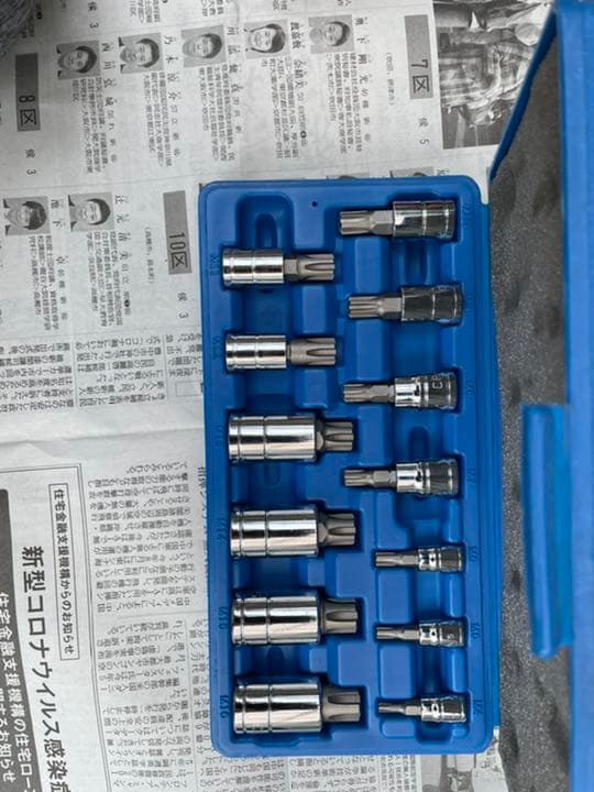 【再出品】ソケットレンチ6角　13点