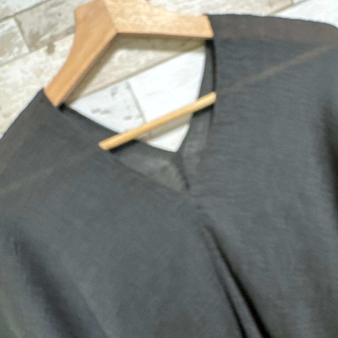 me イッセイミヤケ チュニック フリル裾 グレー フリーサイズ