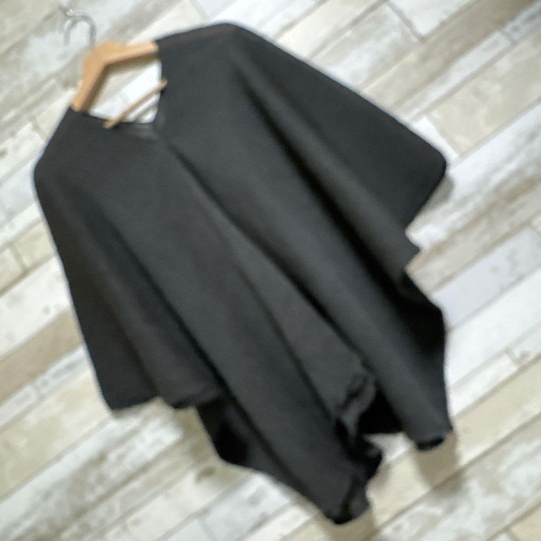 me イッセイミヤケ チュニック フリル裾 グレー フリーサイズ