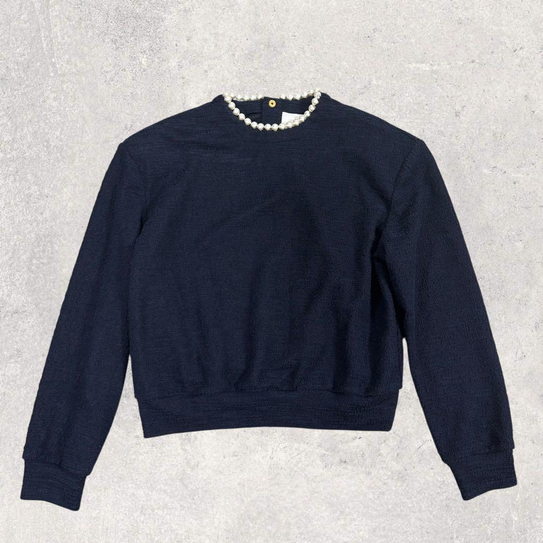 いぎーGIRLISH St.cecilia パールトップス ネイビー 38