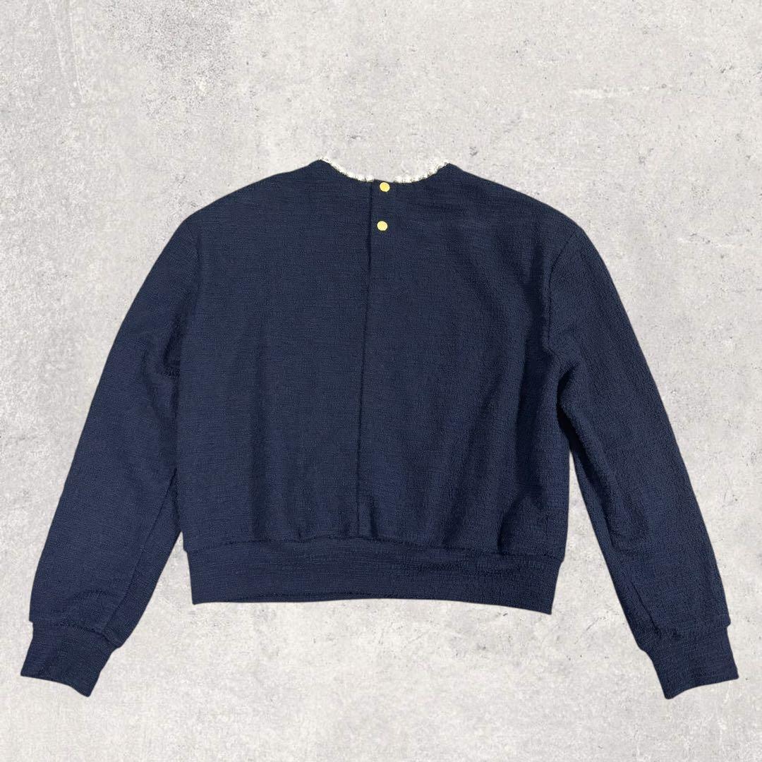 いぎーGIRLISH St.cecilia パールトップス ネイビー 38