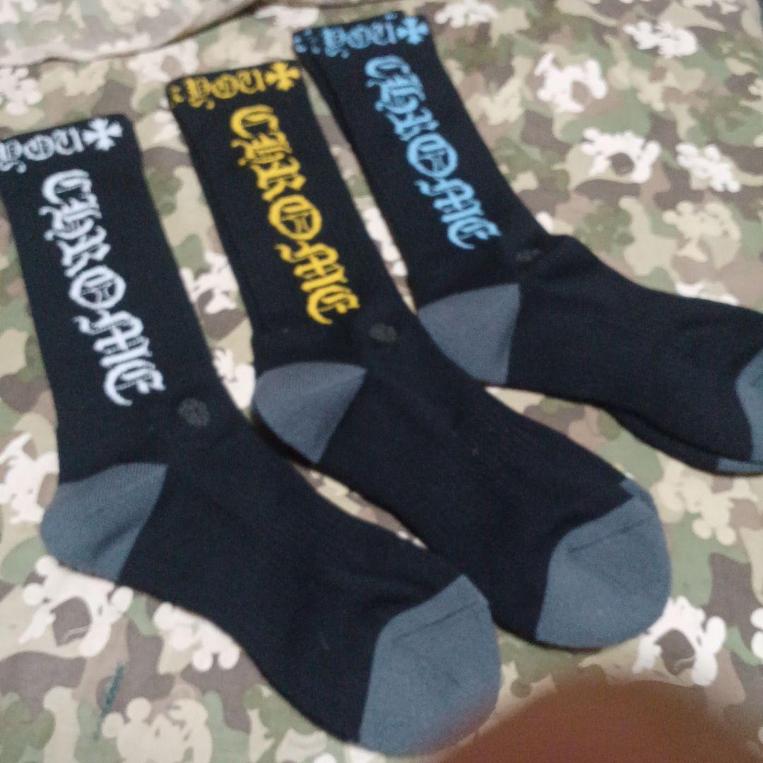 ３足組★クロムハーツ★パイル★着圧★ ハイックス (25～28)