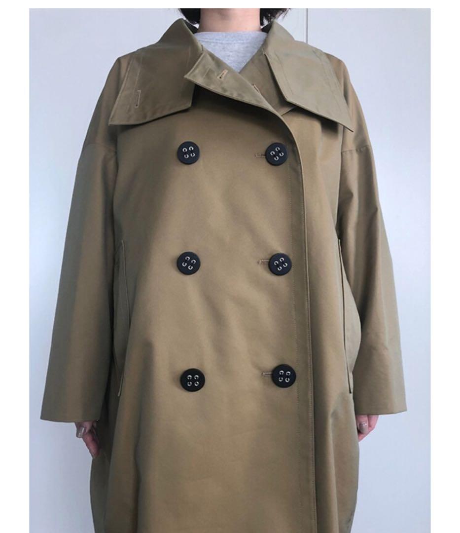 エンフォルド　シャンブレーギャバ オーバービッグトレンチコート