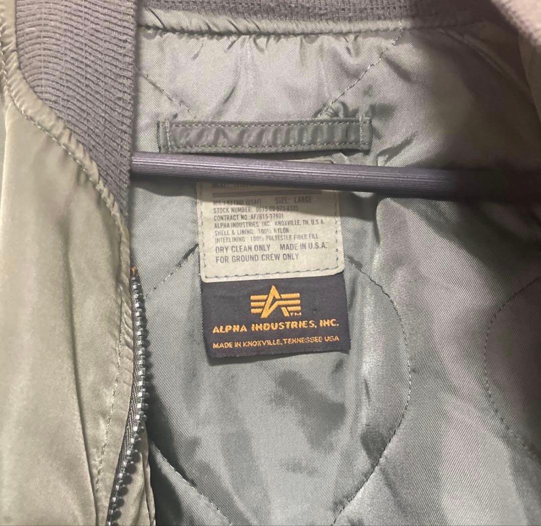 k*z様 USA製 80s ALPHA MA-1 着画あり 円堂守着用