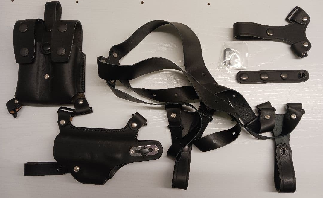 ボブグロック用タクティカルレザー ホルスターセット