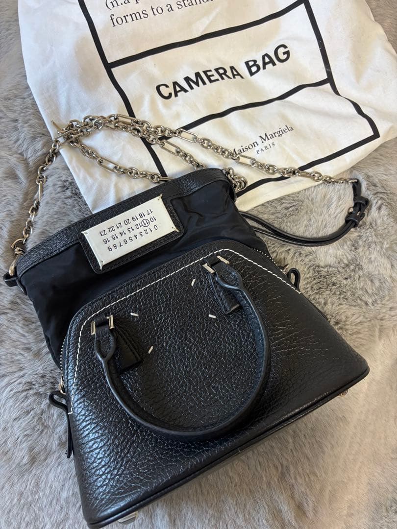 マルジェラ　ショルダーバッグ　5AC マイクロ ブラック 黒