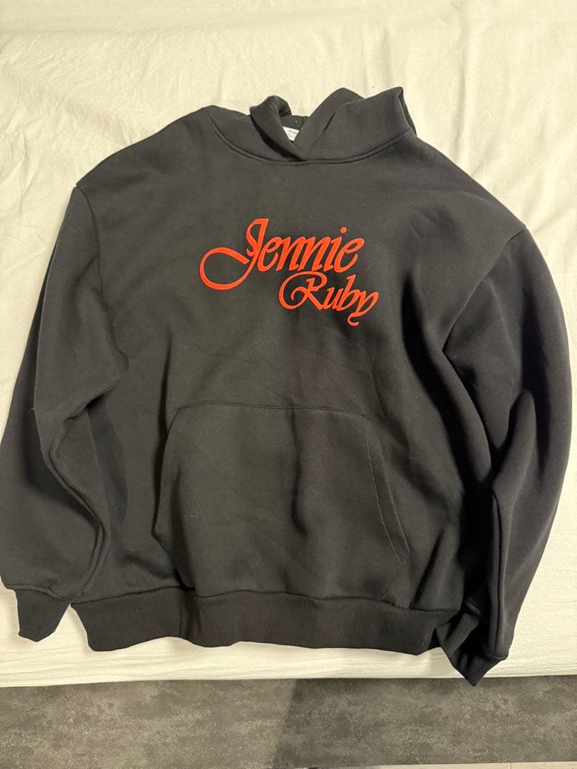 BLACKPINK JENNIE Ruby パーカー　フーディー　黒