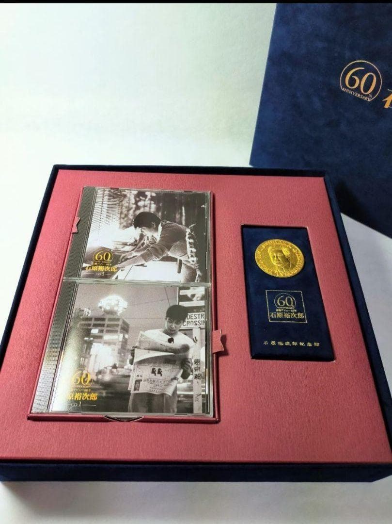 ■石原裕次郎 60周年 (男性用)5LP＋3CD、DVD、ブックレット、時計