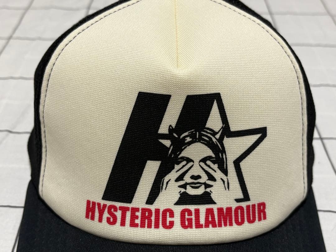 HYSTERIC GLAMOUR トラッカーキャップ ブラック