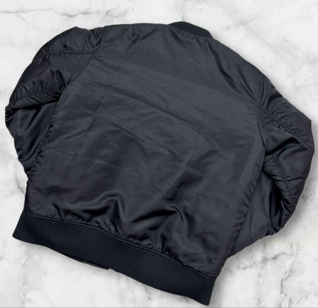 NUMBER (N)INE ブラック MA-1 フライトジャケット サイズL