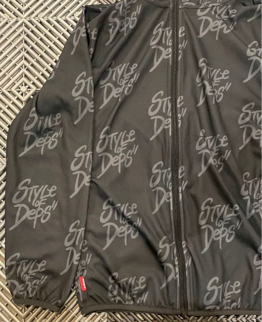 希少！美品！M！depsデプス ドライメッシュ フーディー UV 総柄デザイン